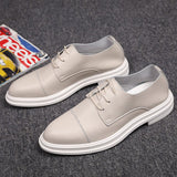 Men Shoes Spring Summer Formal Genuine Leather Business Casual Shoes Men Dress Office Luxury Shoes Male Breathable
