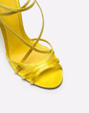 butterfly Heels Women Pumps Shoes Office Lady sexy peep toe cross-tied pump Flock Sexy High Heels Wedding Party big size 35-41