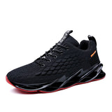 Wexleyjesus New Cushioning Men Sneakers Hollow Soles Blade Running Shoes for Men Adult Sports Shoes Outdoor Athletic Training Jogging Shoes