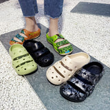 New Fashion Men Slippers Designer Slides Summer Beach Sandals Man Shoes Comfortable House Slippers Trend Wild Outdoor Slipper