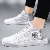 Wexleyjesus  Superstar Men's Brand Shoes Comfortable Microfiber Flat Shoes Men Breathable White Sneakers Men High Top Skateboard Shoes