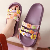 Cute Slippers Female Summer Couple Girlfriends Soft Bottom Home Thick Bottom Men's Home Non-slip Sandals and Slippers