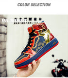Wexleyjesus  Couple Fashion High top Sneakers Men Women Classic Multicolor Casual Shoes Spring Autumn Vulcanized Men Sports Shoes
