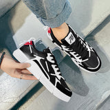 Men Casual Shoes Student Fashion Lace up sports shoes  spring new Comfy Leather Men Shoes Man popular Mixed Color style