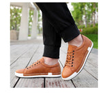 Wexleyjesus  Men Leather Casual Shoes Men Sneakers 2022 Autumn Brand Mens Suede Shoes Comfortable Flat Male Footwear Zapatillas Hombre