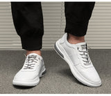 Wexleyjesus Fashion Sneakers Mens Leather Shoes Fashion White Shoes Leather Sneakers Brand Male Footwear A1995