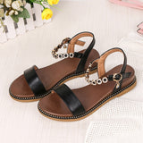 2022 Summer Women Shoes Flat Ladies Summer Shoes Fashion Women Sandals Elegant Ladies Sandals A764