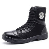 Security Personnel Men Boots Military Training Shoes Wild Climbing Shoes Collision Prevention
