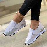 Rimocy Women's Sports Shoes Autumn 2022 Comfortable Breathable Sneakers Woman Stretch Fabric Non-slip Running Shoes Plus Size 43