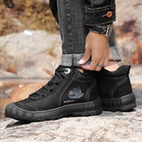 Brand Mens Winter Boots New Genuine Leather Boots Male Luxury Outdoor Shoes Hiking Climbing Handmade Plush Snow Boots for Men