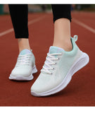 Spring Sneakers Women Casual Shoes Mesh Breathable Ladies Vulcanized Sports Shoes Female Platform Flats Chaussure Femme