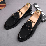 2023 Luxury Designer New Men's Suede Metal Business Shoes Male Wedding Dress Prom Homecoming Oxford Shoes Size 38-44