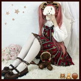 kawaii Lolita shoes Cute star buckle platform shoes Japanese uniform JK shoes sweet low heel Mary Jane shoes college girls shoes