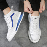 Wexleyjesus Air Cushion White Shoes Men Shoes New Best Genuine Leather Fashion Sneakers Wild Breathable Trend Youth Casual Shoes Men's Shoes