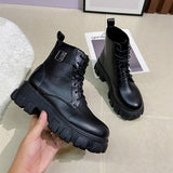 Women Height Increasing Punk Boots Designer Shoes Female 2022 Platform Boots Female Women Shoes Sapatos Femininos Zapatos Planos