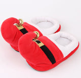 Home Cotton Slippers Fall Winter Christmas Lovers Fluffy Slippers Indoor Non-slip House Slippers Wholesale Flip Flops Women