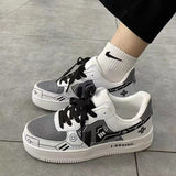 Wexleyjesus New Zapatillas Mujer Fashion Game Print Female Sneakers Casual Patchwork Woman Vulcanize Shoes Individual Ladies Footwear