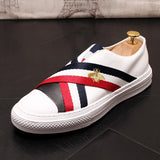 Fashion New Men's Designer riband cross  Casual flats  slip-on Shoes moccasins skateboard Shoes Sapato Social Masculino