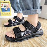 New Men's Breathable Sandals Simple Fashion Beach Shoes Comfortable Non-slip Water Shoes Open Toe Slippers Designer Slides