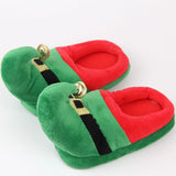 Home Cotton Slippers Fall Winter Christmas Lovers Fluffy Slippers Indoor Non-slip House Slippers Wholesale Flip Flops Women