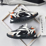 2023 New Men's Running Shoes Color Matching Trend Designer Shoes Men Lace-up Platform Sneakers Fashion Men Casual Shoes Zapatos