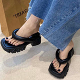 Wexleyjesus  Woman Pumps Low Heel Slides New 2022 Female Casual Sandals Fashion Ladies Slippers Outside Beach Women Platform Shoes Flip Flops