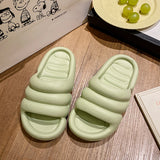 Wexleyjesus  Comfort Soft Bottom Women's Cloud Slippers Summer 2022 Non-slip Platform Slippers Women Thick Sole Bathroom Home Slides Sandals