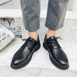 Men Leather Shoes Point Toes Luxury Male Business Oxford Shoes Black Man Casual Shoes Patent Leather Party Wedding Office Shoes