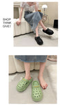 Slippers Casual Women's Shoes With Platform Shale Female Beach Pantofle Cover Toe Low Slides Luxury Sabot 2022 Flat Rome PU Fash