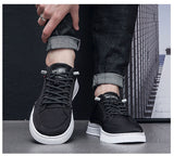 Wexleyjesus New Fashion Footwear Mens Canvas Shoes Soft Cloth Mens Casual Shoes Brand Young Men Cool Street Shoes Black Grey A4622