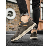 Wexleyjesus Men's Shoes Men's Shoes Work Labor Insurance Shoes Casual Leather Shoes All-match Waterproof Non-slip Leather Sneakers