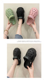 Slippers Casual Women's Shoes With Platform Shale Female Beach Pantofle Cover Toe Low Slides Luxury Sabot 2022 Flat Rome PU Fash