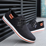 2023 Hot Sale Casual Footwear Mens Summer Breathable Hemp Man Shoes Hard-Wearing Casual Sneakers Men Lace-up Casual Shoe Men