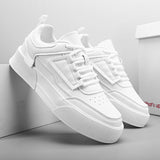 Wexleyjesus Autumn Mens Shoes Four Seasons Small White Shoes Fashion Concise Platform Shoes Height Increasing Skateboarding Sneakers