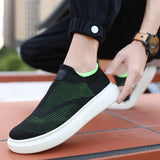 Wexleyjesus  New Couples Shoes Breathable Men Casual Loafers Fashion Concise Woman Flats Shoes Low Top Convenient Skateboarding Shoes