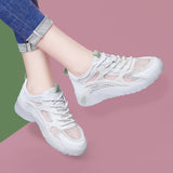Wexleyjesus Fashion Women's Shoes Mesh Breathable Work Outdoor Running Women Luxury Casual Shoes Trekking Footwear Sneaker Sports Student