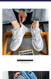 New Style 2022 Denim Canvas Sneakers Men Platform Skateboard Shoes Streetwear Hip Hop Teenager Zapatos Hombre Tenis