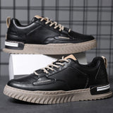 Wexleyjesus New Arrival Fashion Street Style Mens Casual Shoes Flat Brand Male Footwear Spring Autumn Black White Shoes A4461