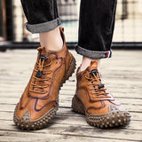 Wexleyjesus New Spring Autumn Shoes Men Footwear Soft Mens Casual Shoes Flat Non-slip Fashion Brand Male Footwear A4911