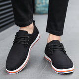 2023 Hot Sale Casual Footwear Mens Summer Breathable Hemp Man Shoes Hard-Wearing Casual Sneakers Men Lace-up Casual Shoe Men