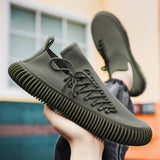 Wexleyjesus Autumn New Men Shoes Brown/Black Men's Sneakers Chunky Men Shoes Heighten Fashion Casual Plus Size Zapatillas Tennis Shoes