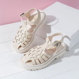 Gladiator Platform Women's Sandals 2022 Summer Fashion Women Chunky Beach Sandal Pu Comfortable Sandalias Mujer