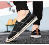 Wexleyjesus Hot Sale Men's Plimsoll Shoes Breathable Slip-on Man Loafers Casual Shoes Outdoor Man Espadrille Summer Comfort Flat Men Shoes