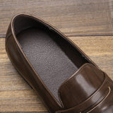 Wexleyjesus Man loafers Brand Slip-On Comfortable 2023 New Arrival Shoes Men Leather #KD801