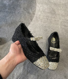 Wexleyjesus Luxury Designer Mary Janes Elegant Medium Heel Pumps Woman Fashion Trend Retro Sequin Party Shoes Girls Platform New In Hot