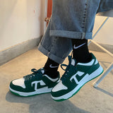 Harajuku Zapatillas Mujer 2022 Spring Patchwork Streetwear Cool Gilrs Sneakers Fashion Green Casual Sports Woman Vulcanize Shoes