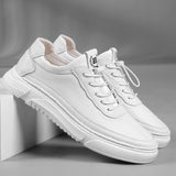 Wexleyjesus New Mens Shoes Low Top Comfortable Small White Shoes Fashion Concise Skateboarding Shoes Convenient Mens Casual Sneakers