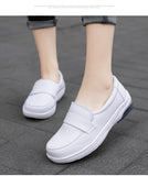 Wexleyjesus Women's Running Shoes Air Cushion Sneakers Walking Breathable Sports Thick Sole Casual Shoes Shallow Mouth Loafers White Shoes