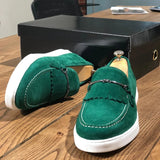 Wexleyjesus New In Green Men Vulcanize Shoes Fringe Slip-On Men Casual Shoes Free Shipping for Men Sheos Zapatos De Hombre