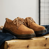 Popular 2022 Men Casual Shoes Suede Leather Working Shoes Mens Handmade Casual Shoe Man Top Quality Walking Footwear Big Size 48